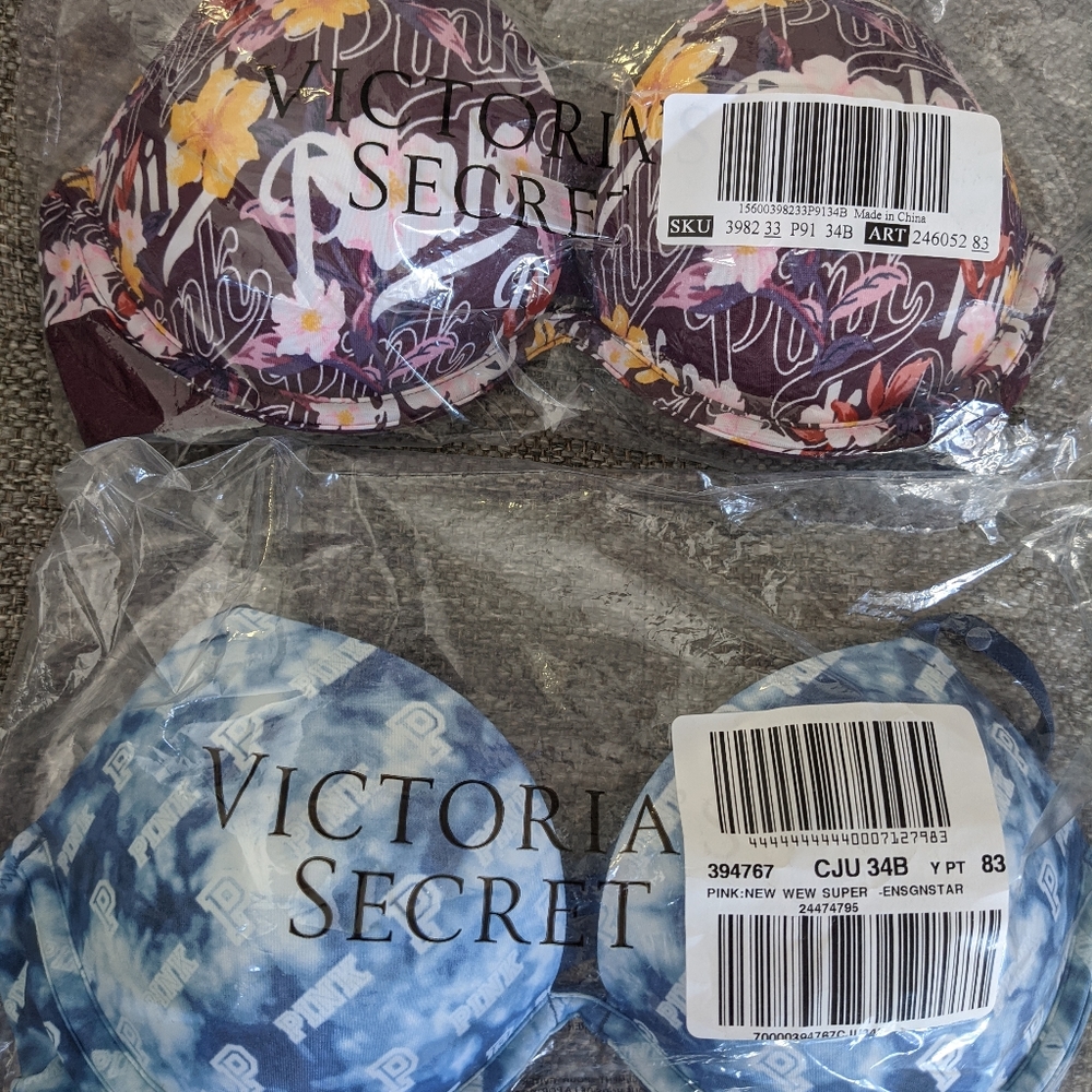 Two VS PINK bras NWOT